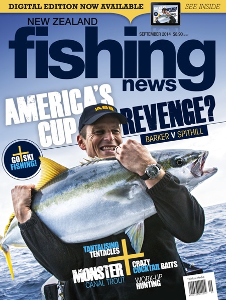NZ Fishing News September 2014 overview The Fishing Website